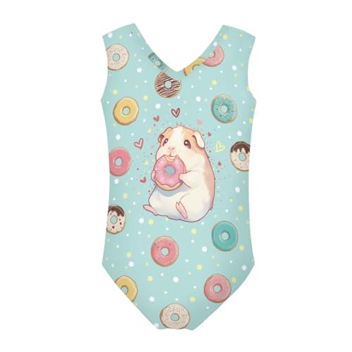 Image of Biyejit Girls Leotards Dance Sport Wear Gymnastics One-Piece Swimwear for Kids 3-14 Years