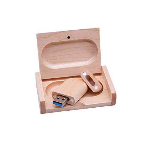 drewniany 128 GB USB 3.0 pendrive pendrive z pudełkiem (128 GB, USB3.0)