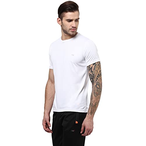 Image of berge' Men Instadry Dryfit Round Neck Sports Tshirt for Badminton, Running Activity, Casual Plain Tshirt for Men's, Regular Fit Gym Wear Tees, Half Sleeve Tshirt for Men for Exercise