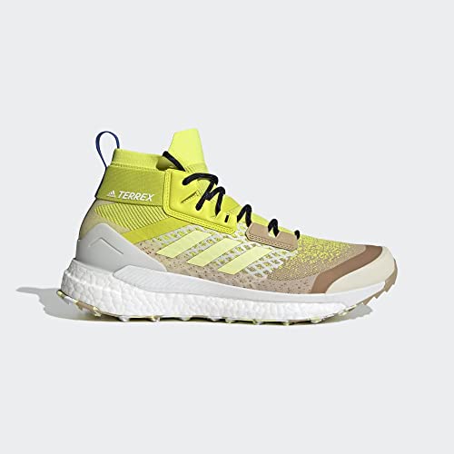adidas Men's Terrex Free Hiker Primeblue Hiking Shoes, Beige Tone/Pulse Yellow/Acid Yellow - 12.52