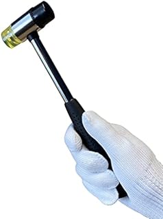 BOOSDEN Double-Faced Soft Hammer Mallet, Rubber Hammer, Soft Hammer for Home Decoration Installation Hand Tool, 25mm