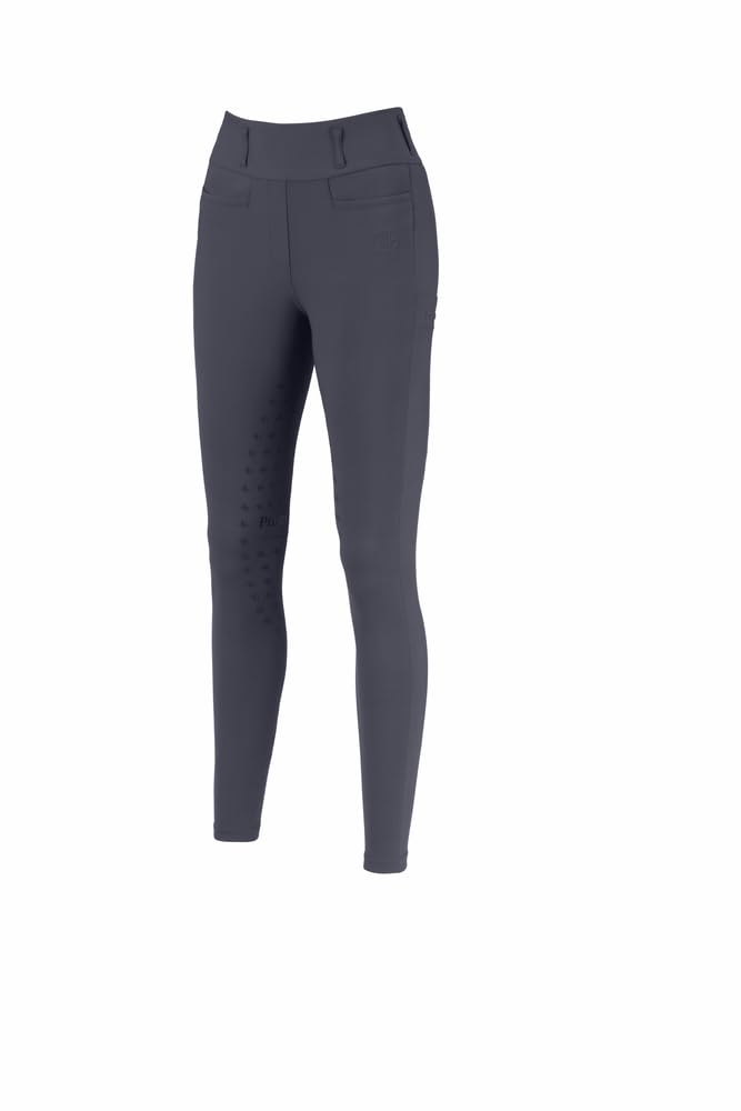 Pikeur Damen Reitleggings LINNETT Tight Highwaist Seamless Vollbesatz SD Graphite Blue Athleisure HW 25 : 32