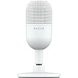 Razer レイザー Seiren V3 Mini White コンデンサーマイク 超コンパクト設計 タップ式ミュートセンサー ゲーミングマイク USB マイク 配信 セイレーン ブイスリー ミニ ホワイト 【日本正規代理店保証品】