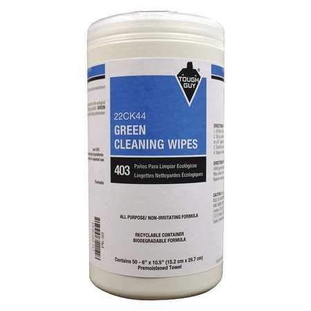 Green Cleaning Wipes, 6