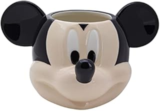 Paladone Mickey Mouse Shaped Mug | Cute Disney Coffee Mug, Multicolor (PP10056DSC)