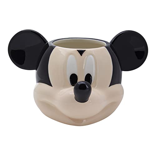 Taza con Forma de Mickey Mouse - Taza Coleccionable Oficial Disney, Regalo para Fans, Gran Capacidad