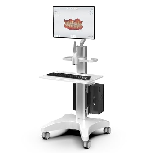 Medical Trolley Dental Cart with Pneumatic Arm & Oral Scanner Holder