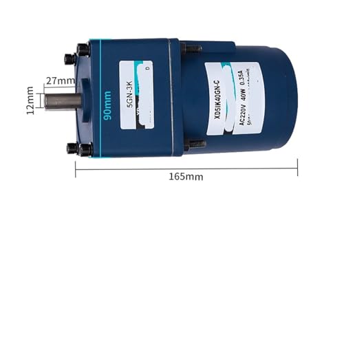 Moteur 220V CA réducteur 40W à vitesse constante 500 RPM pour montage chaîne