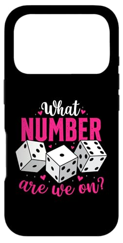 What Number Are We On Funny Bunco Game Night Babe Dice ���f�B�[�X �X�}�z�P�[�X iPhone 17 Pro �p