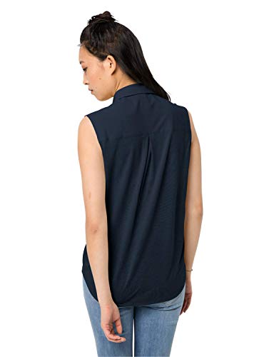 Jack Wolfskin Damen Schnelltrocknende Ärmellose Bluse Sonora Sleeveless Shirt W, Midnight Blue, XS, 1403261-1910001 – Ansicht 4