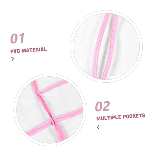 Dance Garment and Girls Costume Bag Pockets Pvc Suit Coat Storage Portable Clothing Organizer for Boys Girls3
