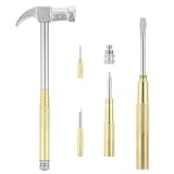 小型ハンマー | クラフトハンマー - 滑り止め軽量メレット工具 ドライバー 大工 工事用 アウトドア 自動車整備 ・作業向け