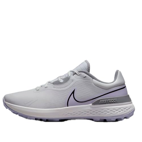 Nike Men's Infinity Pro 2 Wide 'Photon Dust Violet Frost' Golf Shoes (DM8449-005) - Size 10