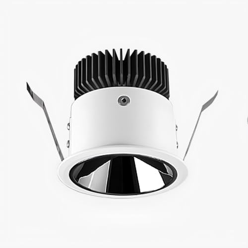 Foco de Techo LED Empotrado de 3,35 con Foco de 3° y Montaje al RAS para pasillos, galerías, exposiciones de Obras de Arte.