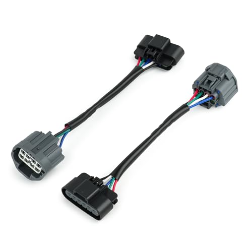 2PCS HID to Halogen Headlight Wiring Adapter Headlamp Conversion Swap Harness Left Right for GMC Acadia 2007-2012 Driver Passenger Side 22938889 22938888
