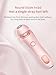 Electric Razor for Women, 2 in 1 Wet & Dry Waterproof Electric Shaver with Removable Heads,Beautibloom Razor,Electric Razors for Women Pubic Hair,Bikini Trimmer (Style A,Pink)