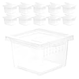Toddmomy 30 stücke Reptilienzucht Zucht Box Spinne Terrarium Fütterung Container Tier Lebensraum Plattform Cricket Keeper Spinne Käfig