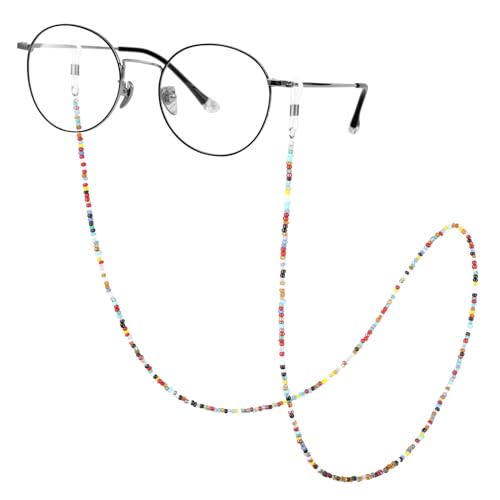 Chaînes pour lunettes perles colorées Uonlytech | Cordon antidérapant x2