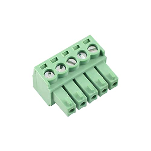 Bloque de terminales para PCB de 5 pines con paso de 3,5 mm y fijación de tornillo separado 2