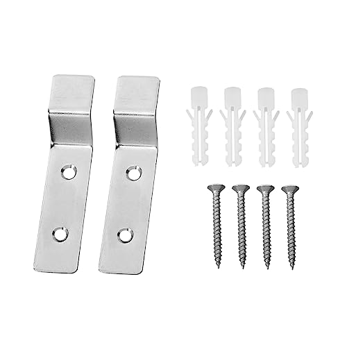 HOMOCONO Urinal Fixed Hook Wall-Mounted Bracket Stainless Steel Easy to Assemble