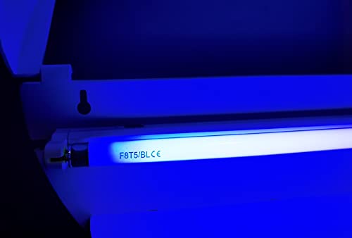 Konideke F8T5/Bl 8W Uva Black Light Bulb, 12 Inch Replacement Linear Fluorescent Bl 365Nm Lamp(2Pack) #TOP5