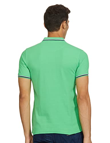 Image of Max Men Solid Slim Fit Polo T-Shirt