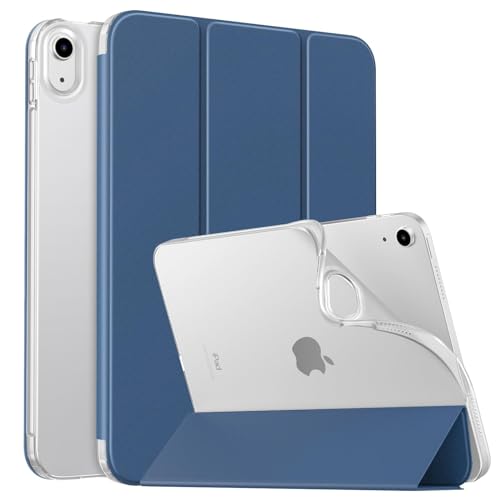 MoKo Slim Case for iPad (A16) 11th/10th Gen 2025/2022, Greyish Blue