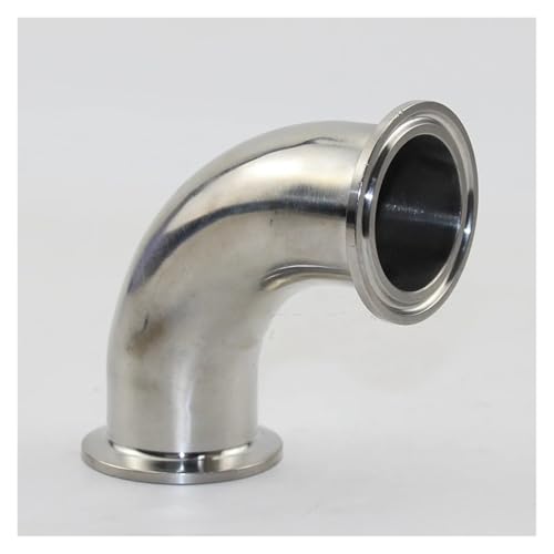 Raccord echappement coude 90 inox anti fuite pour corriger vos tuyaux de 3/4 a 3 pouces