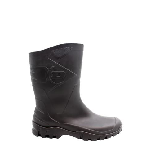 Image of Dunlop Flying Dee - Protective Footwear Unisex Calf Length PVC Short Wellington Boots, 100% Waterproof and Chemical Resistant