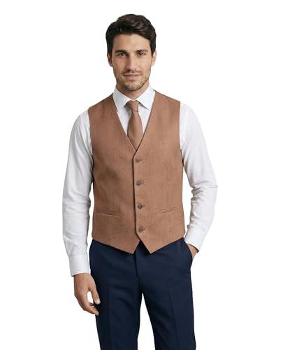 Ensemble gilet à chevrons de qualité supérieure et cravate assortie homme