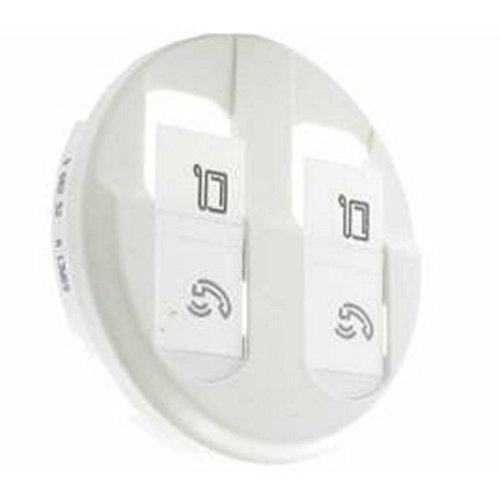 Enjoliveur Céliane Legrand 068252 blanc pour cacher le mécanisme double RJ45