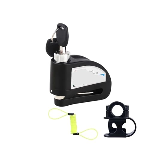 Accesorio para Rueda De Bicicleta Motocicleta Candado Disco Universal para Candados Freno Seguridad para Scooter Disco Candado(Black2)