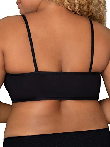 Fruit of The Loom Womens Spaghetti Strap Cotton Sports Bra - All-Day Comfort & Easy Movement