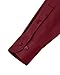 Alimens & Gentle Mens Dress Shirts Burgundy Wrinkle Free Long Sleeve Button Down Shirt with Pocket Maroon Stretch Christmas Party