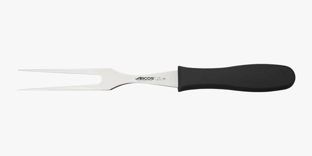 Arcos Cuchillo Chef con Hoja Acero Inoxidable Nitrum 200 mm. Cuchillo Cocina Profesional multipropósito. Mango ergonómico Polipropileno. Serie 2900. Color Negro. — view 15