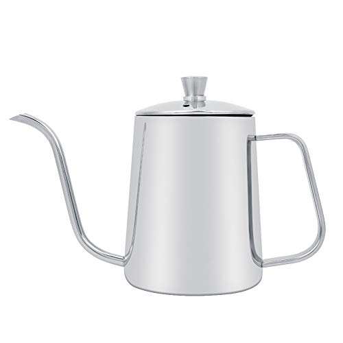 Hervidor de cuello de cisne en acero inoxidable duradero para baristas 2