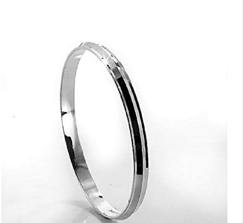 Silver Jewel Pure 92.5 Silver Punjabi Kada For Men And Women (2.8, 92.5 Sterling Silver)