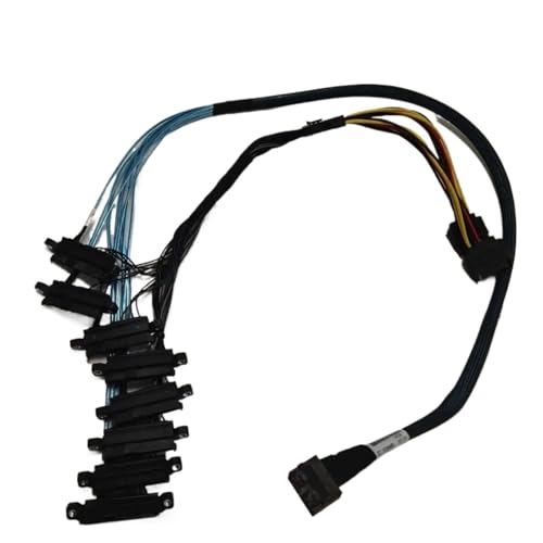 Cable de Datos 12G M1ni S/AS 2 SFF-8643 a 8 S/AS SATA 8482
