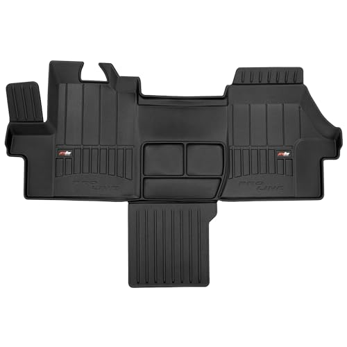 MOTOS Alfombrillas de Goma para Fiat Ducato III 2006-2020 Mejore la Comodidad de Sus Viajes con la Alfombra Antideslizante Car 3D- Alfombrillas de Coc...