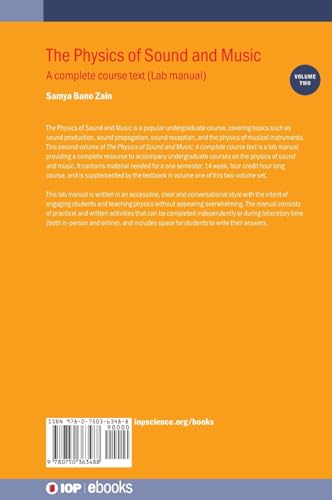 Physics of Sound and Music: A complete course text (Lab manual) - Image 2
