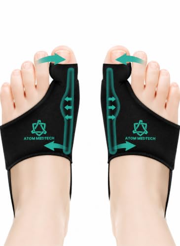 Image of Bunion Corrector for Women and Men| Toe Separator Both 2 Feet Bunion Splint, Big Toes Separation Pain Relief, Non-Surgical Adjustable Hallux Valgus Bunions Thumb Straightener, Hammer Toe Day Night Support (Pack of 2)