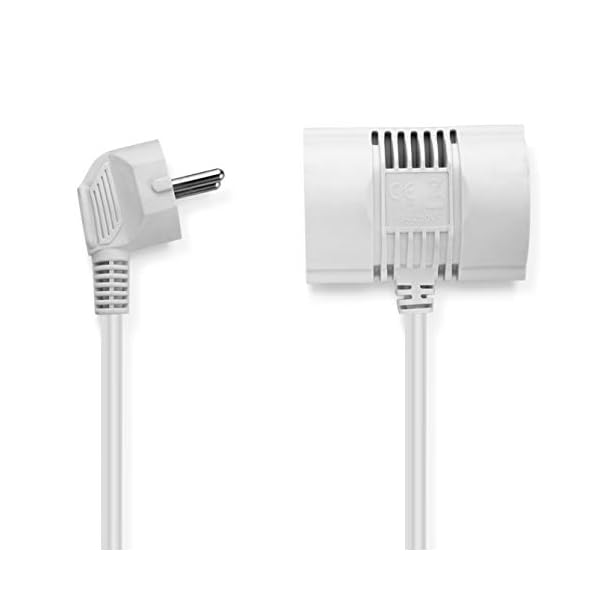 MutecPower 5 Meter Verlängerungskabel Mit 2-Fach Schuko doppel Steckdosen - abgewinkelt EU Schuko Doppel-Verlängerung… – Bild 6
