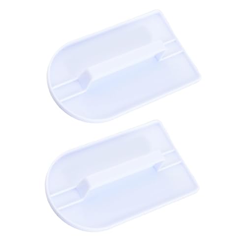Fondant Glätter Torten Zubehör,Fondant Tortenglätter Set,Cake Edge Smoother Kunststoff Creme Dekorieren Tools,für DIY Backen Fondantglätter Kanten Kuchenpolierer