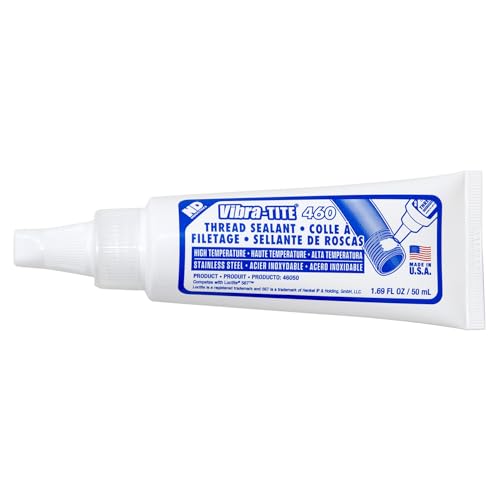 Vibra-TITE - 46050 460 General Purpose Stainless Steel Anaerobic Thread Pipe Sealant, 50 ml Tube, White