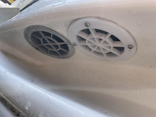 Sea Ray Blower and Bilge Vent Retrofit Grill Cover, White