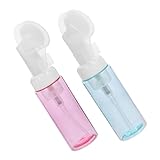 DIYEAH Lot de 2 Flacons Pompe à Mousse Transparents 60 ML, Distributeurs Rechargeables pou...