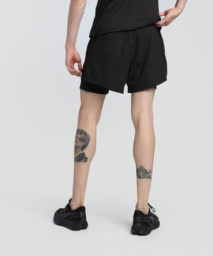Image of PUMA Men, EVERYDAY UW 2IN1 5' SHORT​ M, Black, S, (52663501)