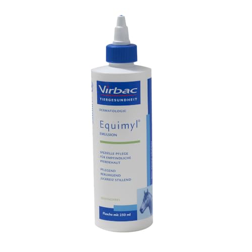 Virbac Equimyl | 250 ml | Pflegeemulsion für Pferde | Für empfindliche Pferdehaut