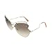 Produktbild Miu Miu Damen 0Mu56Rs Zvn3D0 61 Sonnenbrille, Gold (Pale Gold/Lightbrowngradlightgrey)