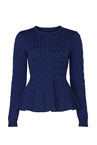 Rent The Runway Pre-Loved Blue Peplum Sweater2